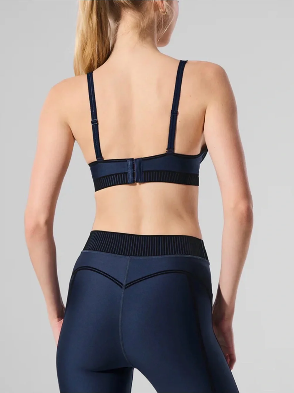 ALO airlift yoga set in navy NWOT